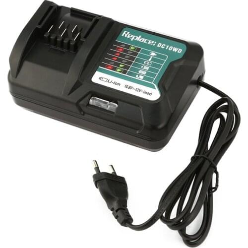 AC100-260V Charger Replace for MAKITA 10.8V 12V DC10WD BL1015 BL1016 BL1021B BL1041B FD05 DT03 RJ03Z SH02Z PH04Z DC10SB tools