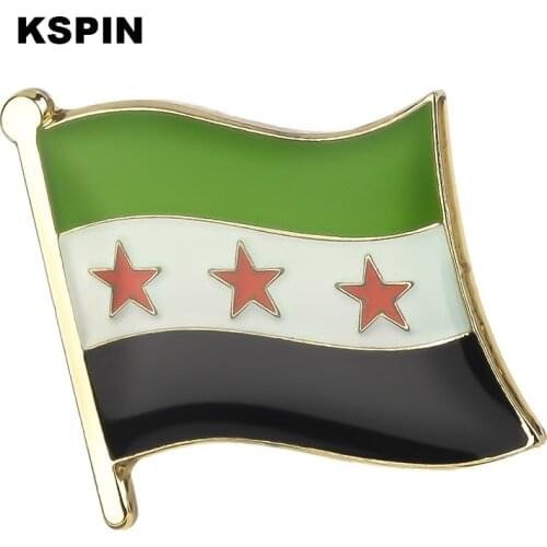 Syria three star flag pin lapel pin badge 10pcs a lot Brooch Icons XY0165