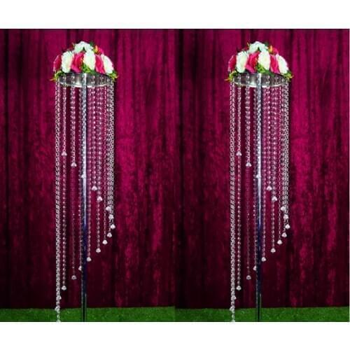 10pcs/lot, Wedding Centerpiece / Table Centerpiece, 22" Tall 6" Wide, 2-Tier, DHL/EMS Free Ship,Wedding / Home Decor