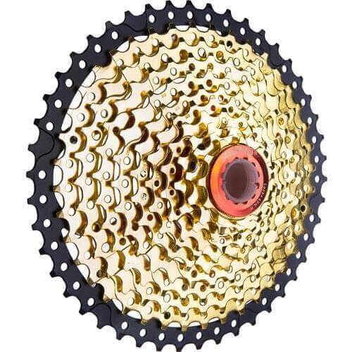 11s 46T SL L Black Gold MTB Mountain Bike Bicycle Parts 11v 22s 11 Speed Freewheel Cassette for shimano XT SRAM X1 X01 GX NX 1X