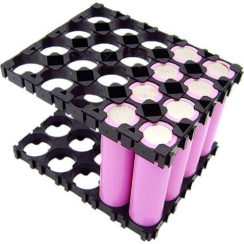 2PCS 4*5 18650 Lithium Battery Combination Holder Buckle Battery Pack Holder Cylindrical Li-ion Cell Fixture Bracket BMS Parts