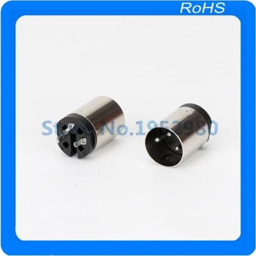 20pcs/lot metal 3 PIN DSCT-3-07F DIN male Plug Socket Mount Connectors Adaptor