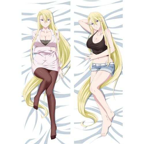 2018-June Anime UQholder Characters Yukihime Otaku Hugging Body Pillow Cover Case Dakimakura Body Decorative Pillow Case
