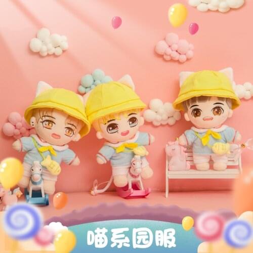 2019 Kpop Kim Baekhyun Sehun kindergarten Doll Clothes Stuffed Cute Accessories Fan Lovely Hot N YQ