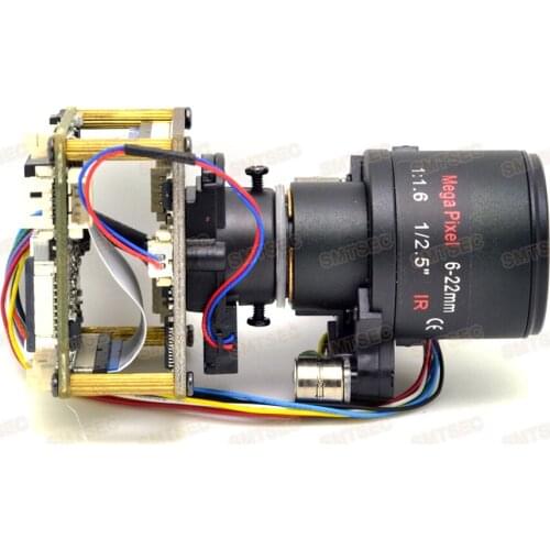 6-22mm Auto Focus Zoom WDR 2MP IP Camera Module Sony Starvis IMX290 CCTV Smart Security PCB Main Board Camera SIP-E290DML-0622