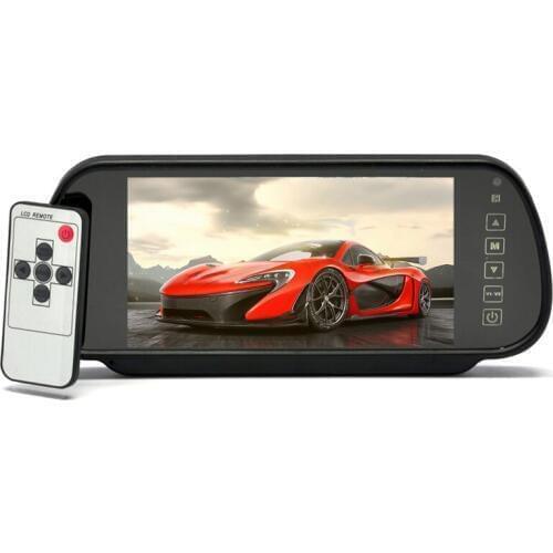 7 Inch Car Mirror Monitor Parking Assistance 2 AV input Rear View camera optional