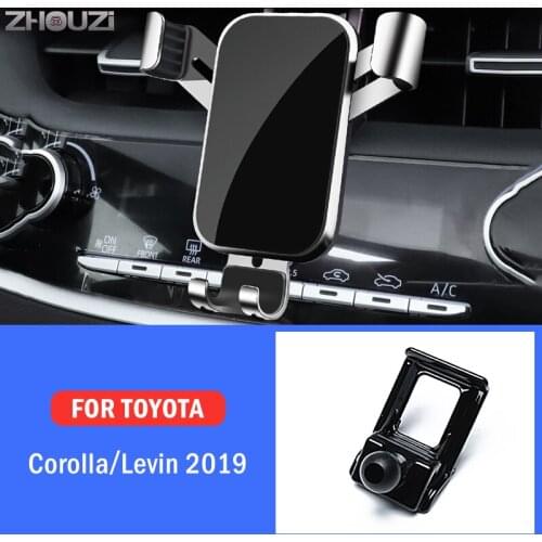 Car Mobile Phone Holder For Toyota Corolla Altis Levin 2019 Special Mounts Stand GPS Gravity Navigation Bracket Car Accessories