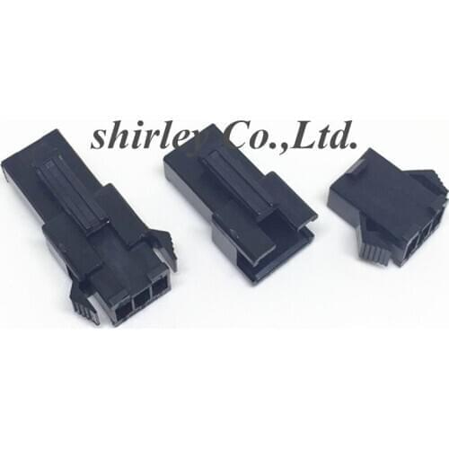 Free shiiping 100sets/lot connectors SM 3Pin Pitch 2.54MM Female and Male Housing + terminals SM-3P SM-3R JST 2.54MM SM2.54-3P