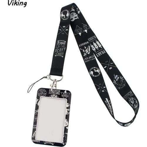 G1596 Cartoon Card Holders Case Phone Key Badge Camera USB Holders Neck Rope Lanyard with Keyring