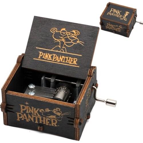 New Black Spirited Away You are MY Queen Bohemian Rhapsody Hand Cranked Wood Music Box Sailor Souvenir Gift