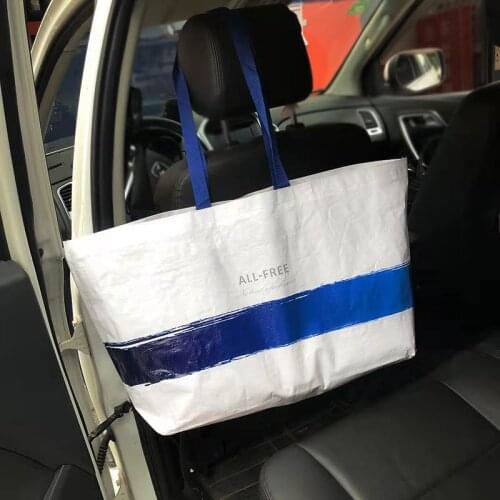 Eco-Friendly Folding Shopping Bag Reusable Portable Shoulder Handbag for Travel Grocery Fashion Pocket Tote Bags