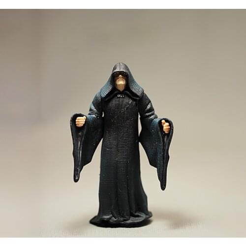 STAR WARS Sheev Palpatine Darth Sidious In A Black Cloak 3.75 Inches Joints Movable Action Figure Ornament Model Toys