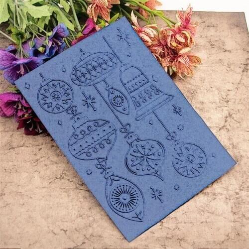 HOT plastic Colored balls craft card making paper card album wedding decoration clip Embossing folders