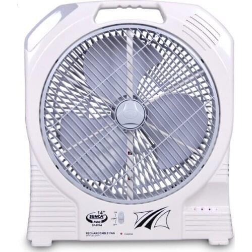 ITAS1370 Desktop Charging Fan 14-inch Storage Family Student Dormitory Desk Fan Silent Page Fan