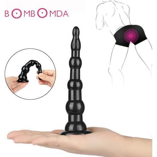 Soft Silicone Anal Plug G-spot Stimulator Prostate Massager Sex Toys for Woman Men Gay Masturbation Adult Product Long Butt Plug
