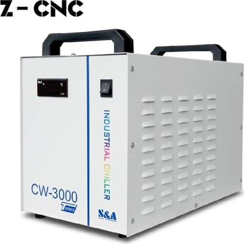 Z-CNC CW 3000 CW 3000TG 220V CW 3000DG 110V Water Chiller S&A For Co2 Laser 25W 30W 40W 50W 60W 70W Teyu Original CW3000