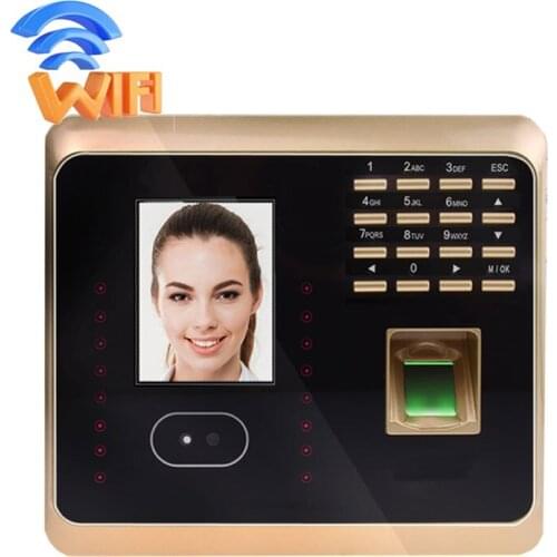Origional UF100 Face Recognition Time Attendance Machine With WIFI Fingerprint Reader TCP/IP Facial Clock