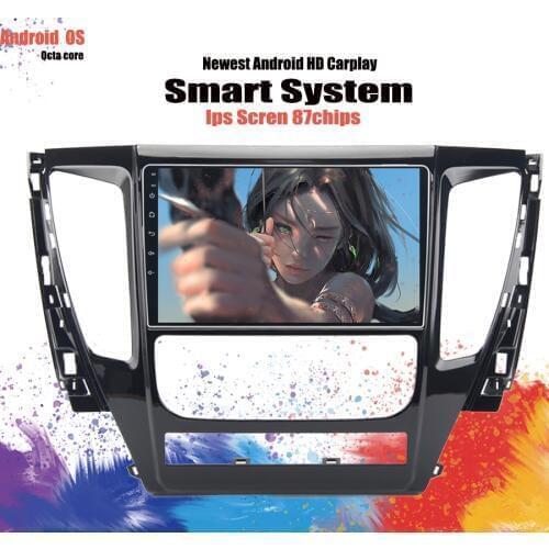 Radio Multimedia Video Player Navigation GPS Android For Mitsubishi Pajero accessories sedan dvd Pajero 2017 -2019 Tape Recorder