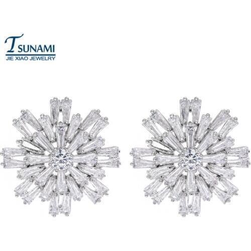 High quality luxury earrings Zircon earrings for women/girls wedding parties ER-116