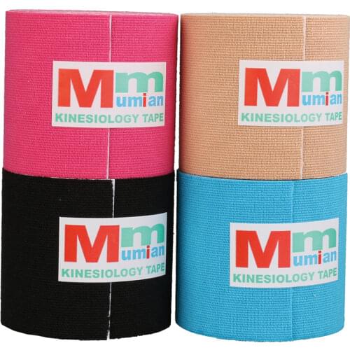 ZK30 Kinesiology Tape Muscle Pain Relif Tape Physiotherapie Face Lifting Beauty Tape Tennis Volleyball Bandagem Elastica