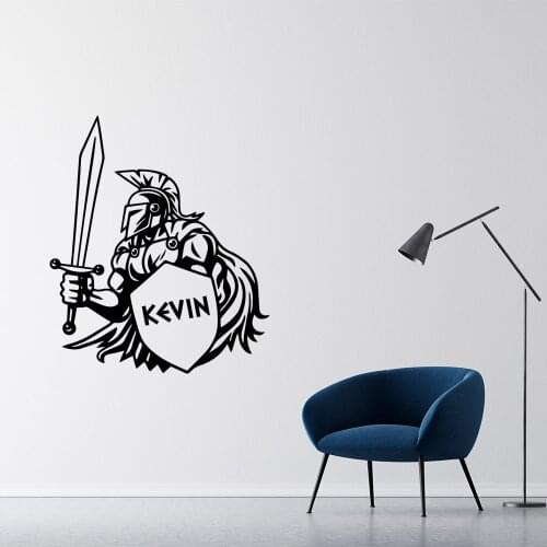 Funny sparta Waterproof Wall Stickers Home Decor For Baby Kids Rooms Decor Wall Decoration Murals