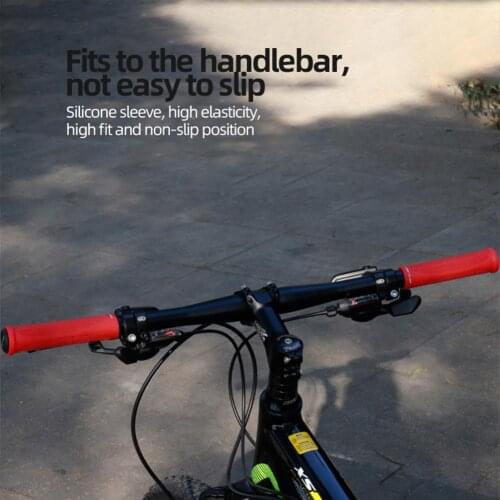 1 Pair G-603 Silicone Mountain Handlebar Cover Easy Installation Non-slip Handlebar Cover Bicycle Parts