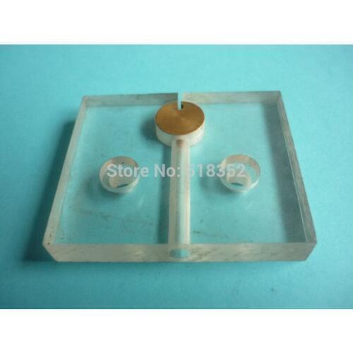 50 x60mm Acrylic Water Jet Panel/ Water Spray Cooling Plate with Brass Nozzle for SSG EDM Wire Cut High Speed Machine