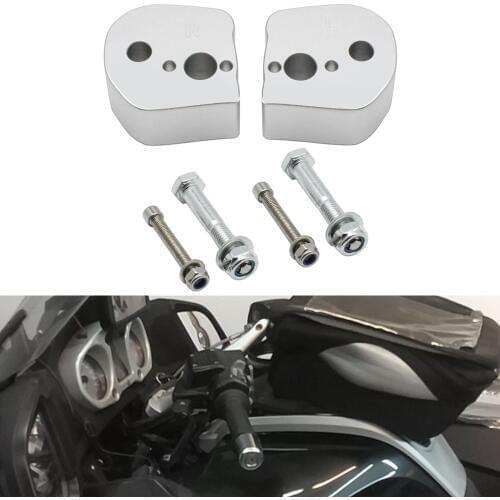 Motorcycle Handlebar Riser Accessories for Yamaha FJR1300 FJR 1300 2006-2019 2018 2017 2016 2015 2014 2013 2012 2011 2010 Silver