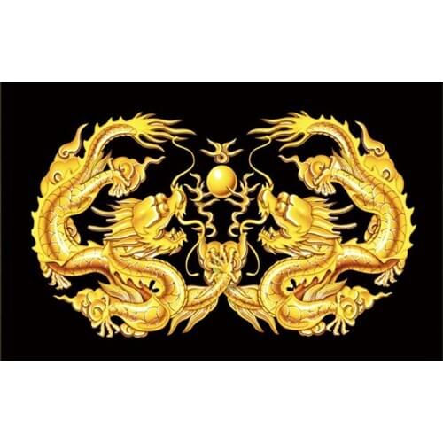 5D DIY Dragon Diamond Painting Mosaic Wall Decor Diamond Embroidery Cross Stitch Animals Needle Gift