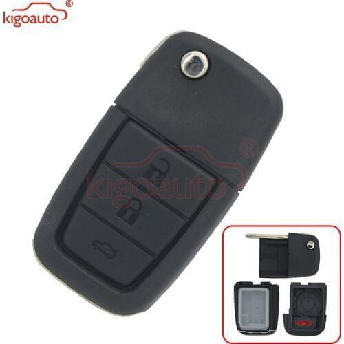 Kigoauto Remote car key shell case for Holden VE Commodore 3 button with horn