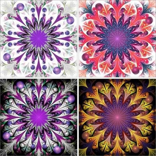 EverShine DIY Diamond Painting Full Square Mandala Cross Stitch Diamond Mosaic Flowers Picture Rhinestones Home Decoration