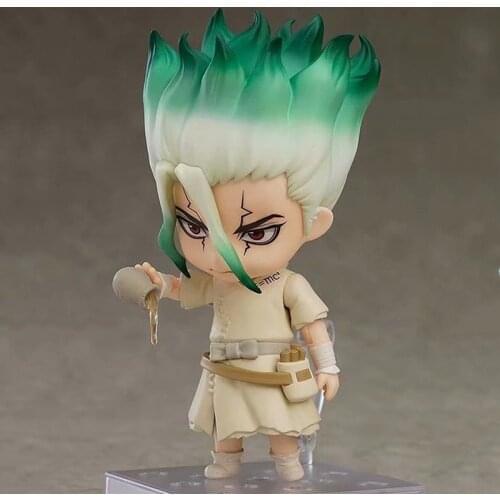 Dr.STONE Figure Ishigami Senkuu 1267# Action Figure Anime Toys Amber Ishigami Senkuu Figurine Collection Model Doll Gift 10cm
