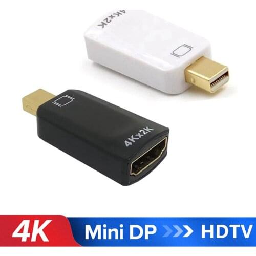 4K Mini DisplayPort to HDMI-compatible Adapter Cable DP(Thunderbolt Port) to HDTV Male to Female Adaptor for Mac Book iMac