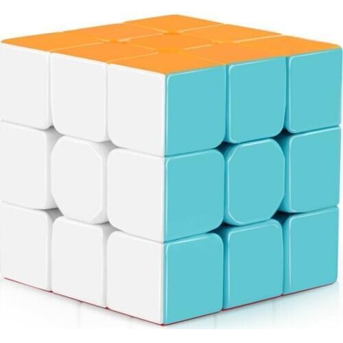 Magic 3x3x3 Colorful Stickerless Puzzle Toys For Children Adults Professional Speed Cube High Quality Gift Base educational toys