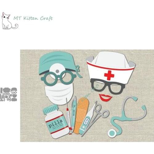 MT Craft Metal Cutting Dies Nurse Doctor Stencils Scrapbooking Photo Album Decorative Embossing Paper Card Crafts Die Cut