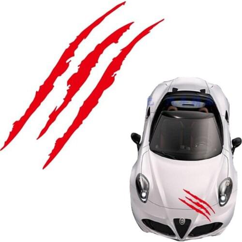 Car Sticker Reflective Monster Claw Scratch Stripe Sticker for Chevrolet Cruze TRAX Aveo Lova Sail EPICA Captiva Malibu Volt Cam