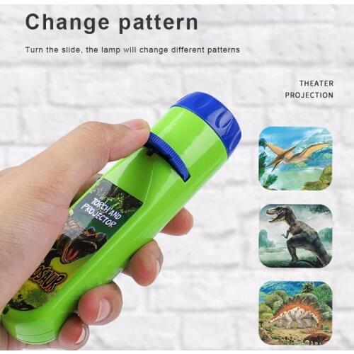 Early Educational Light-up Toys Kids Flashlight Story Book Projector Torch Sleep Light Preschool Fairy Tale Projection Lamp Gift