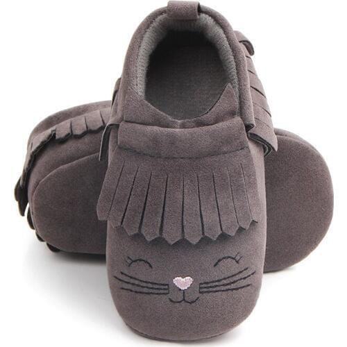 Baby Girls Shoes Tassel Cartoon Crib Shoes First Walker Cute Baby Shoes