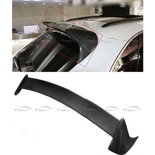 OLOTDI Car Styling Carbon Fiber Rear Roof Spoiler Lip Window Top Wing Splitter for Porsche Macan 2014-2017 Auto Tuning
