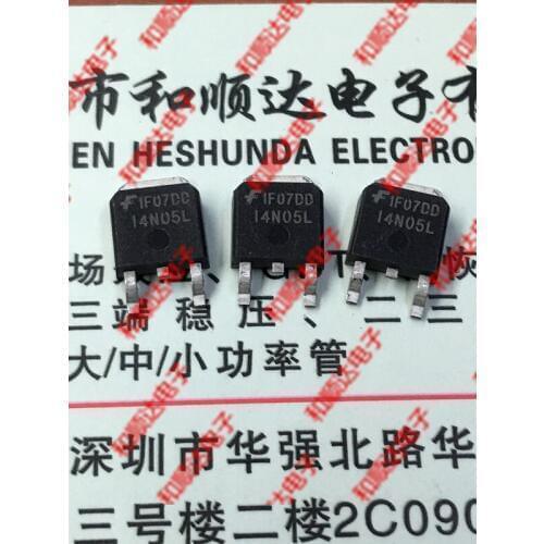Original New / 5pcs / 14N05L RFD14N05L TO-252 50V-14A