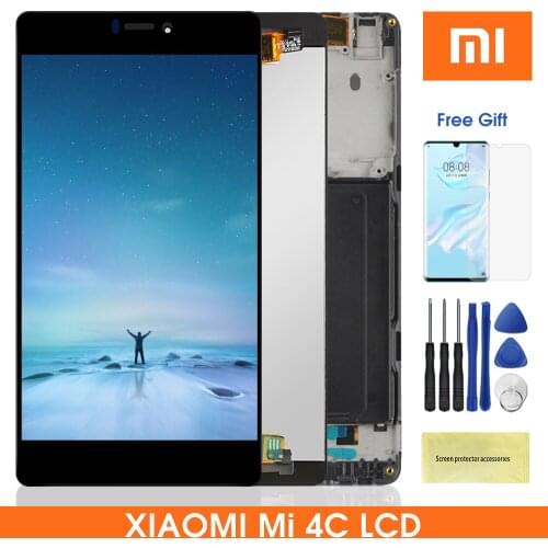 Original Mi4C LCD Display For Xiaomi Mi4c Lcd with Touch Screen Digitizer Assembly For Xiaomi Mi4c Mi 4c M4c Sensor parts