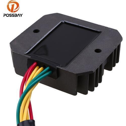 POSSBAY Motorcycle Voltage 12V Regulator Rectifier fit for BMW F650GS Dakar 2000-2007 F800GS Adventure 2012-2016 Metal Rectifier