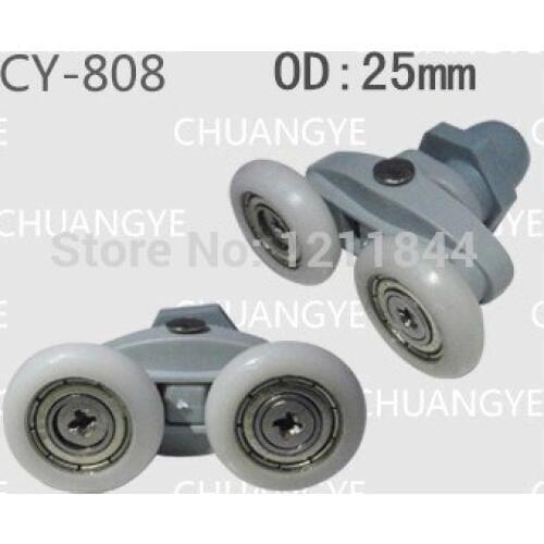 Shower room pulley bathroom roller glass door wheels arc shower room wheel 25mm