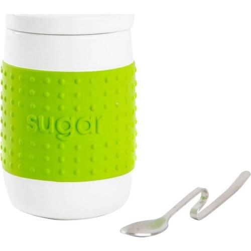 Sugar Bowl Dekodonia Rubber Ceramic (8 x 12 cm)