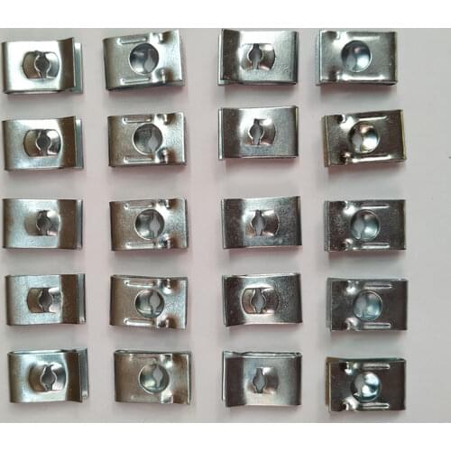 20pc Car Universal Speed Fasteners U Nuts Self Tapping Screw Spire Clip Interior Trim Panels For Motor Vehicles