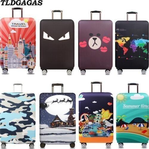 TLDGAGAS Travel Suitcase Protector Cover Luggage Cover Suit 18"-32" Various Pattern Trolley Case Dust Cover Travel Accessories