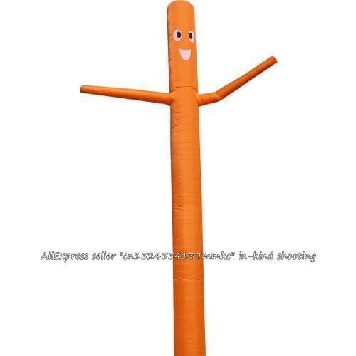 20ft/6m Classic Air Dancer Sky Dancer Inflatable Tube Cartoon Air Puppet Out Door Dancing Man Giant Inflatable(Orange)