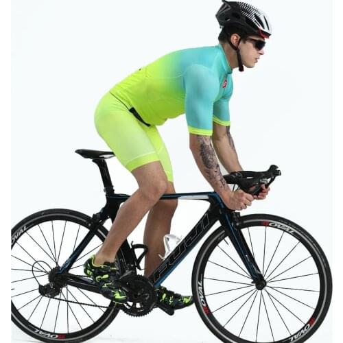 BOESTALK bike team race clothing road mountain bike race suit gel cushion quick-drying breathable summer short sleeve