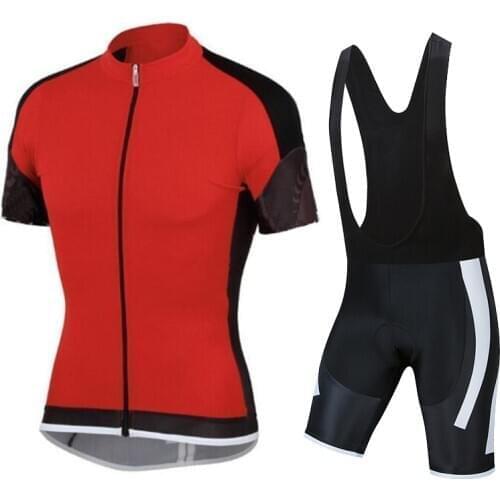 2021 Red RCC SKY men womens cycling clothing bicycle clothes costume summer mtb road bike jerseys short sets