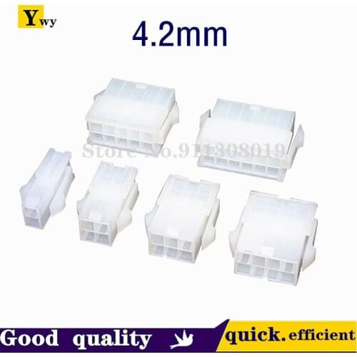 5PCS female shell 4.2mm connector double row plug 5557 5559-2P4/6/8/10/12/16-24P connector